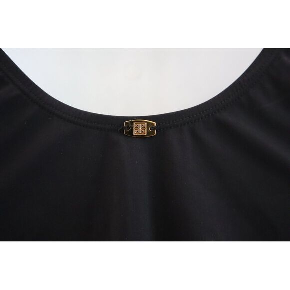 Amoressa x Miraclesuit 6522456 Sz 12 Black Bianca Solid One-Piece Swimsuit - Picture 4 of 12